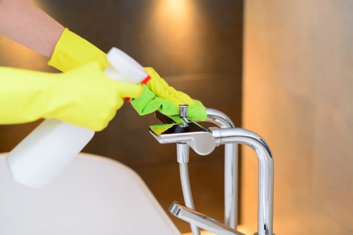 Local builders cleaning for a refurbished flat in SE15