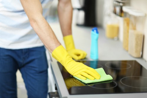 Kitchen and bathroom deep clean in SE15 property